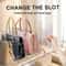 Adjustable Closet Shelf Dividers for Handbags and Purses Storage Organizer