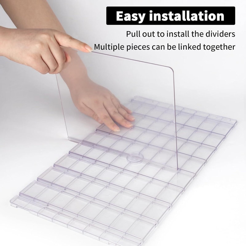 Adjustable Closet Shelf Dividers for Handbags and Purses Storage Organizer