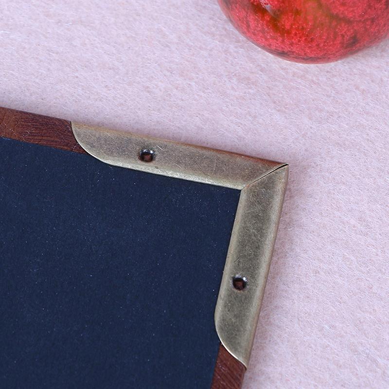 Vintage Leather Scrapbook Album 16 Inch DIY Memory Photo Binder Random Color