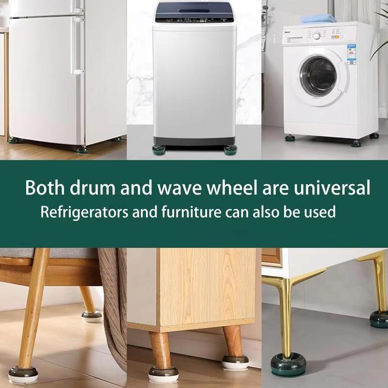 4PCS Anti Vibration Pads For Washing Machine And Furniture Non Slip Height Booster Feet 1
