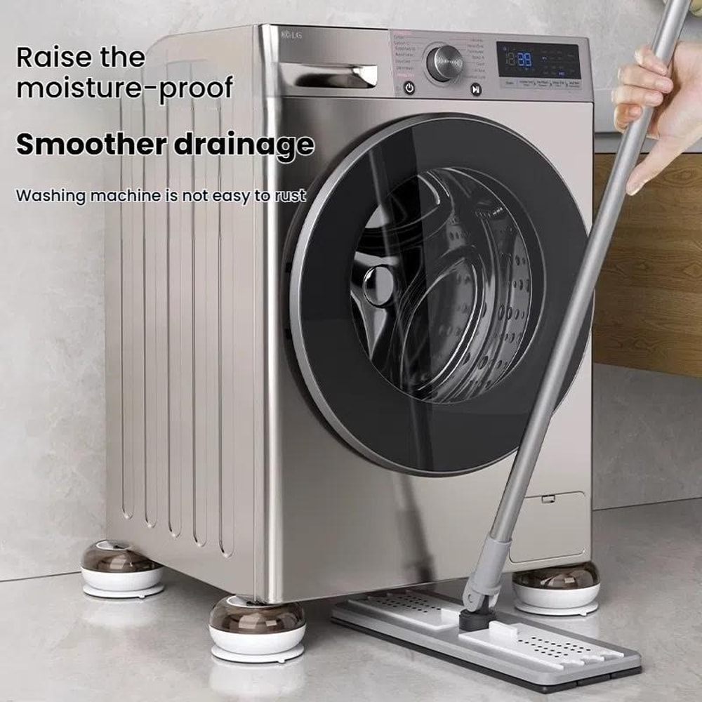 4PCS Anti Vibration Pads For Washing Machine And Furniture Non Slip Height Booster Feet 3
