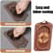 Silicone Sliding Floor Drain Cover Hair Catcher For Bathroom Kitchen Sink 2