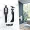 Modern Acrylic Bathroom Sign 3D Restroom Door Sticker For Hotels Offices Public Spaces 1