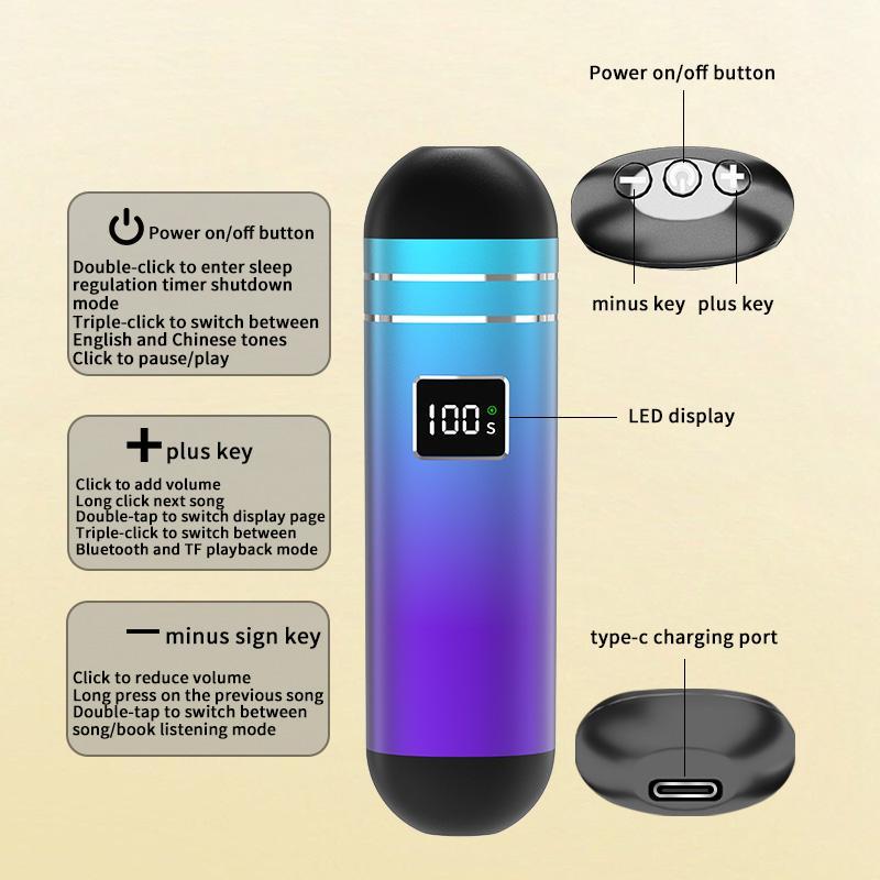 SilentSleep Bone Conduction Bluetooth 53 Pillow Speaker For Deep Relaxation Private Audio 7