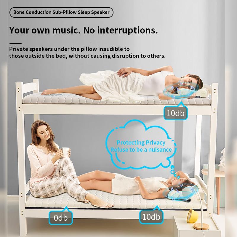 SilentSleep Bone Conduction Bluetooth 53 Pillow Speaker For Deep Relaxation Private Audio 8