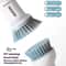 2PCS Dishwashing Brush With Soap Dispenser Rotating Long Handle For Pots And Pans 12