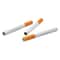 Portable Aluminum Alloy Cigarette Style Mini Metal Pipe Set 3PCS Travel Smoking Accessory