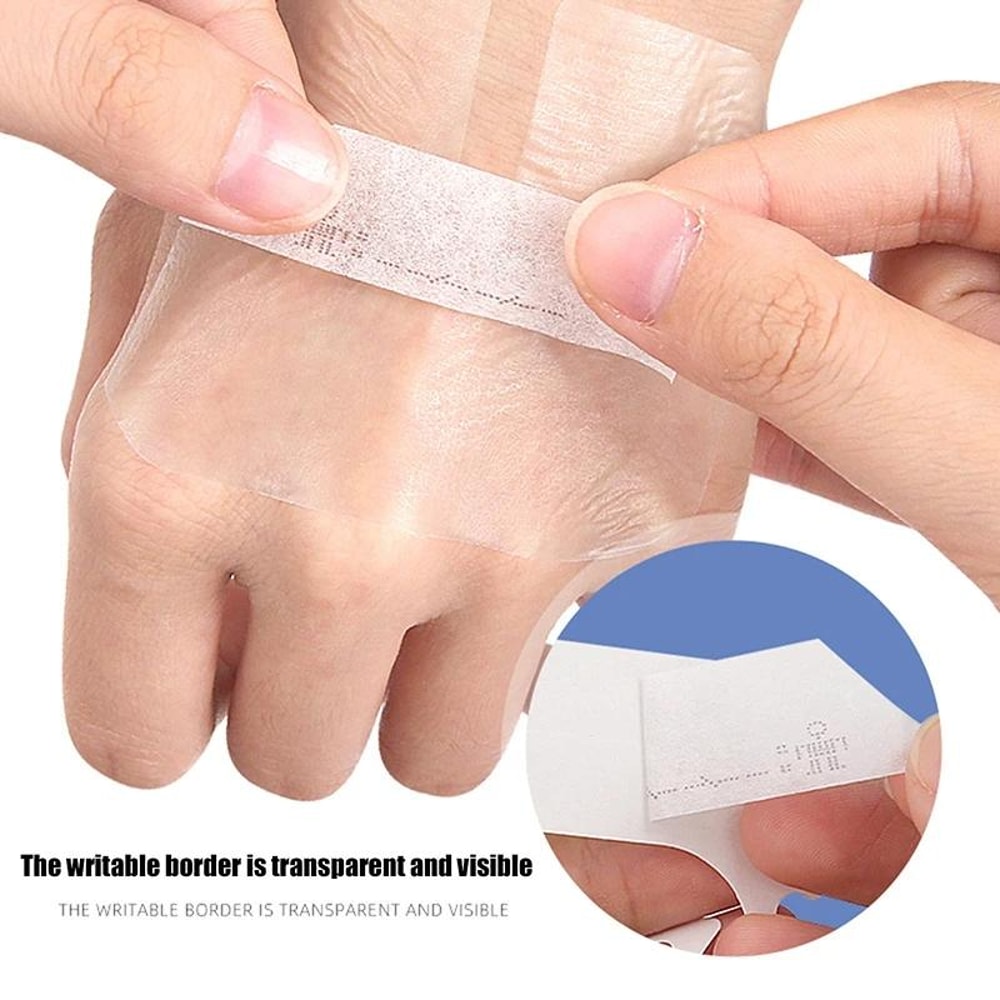 Waterproof Transparent Dressing Bandages 10 Pcs for Cuts, Burns & Daily Wound Care