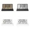 Smart LED Digital Alarm Clock With Temperature Display Date Snooze Function 1