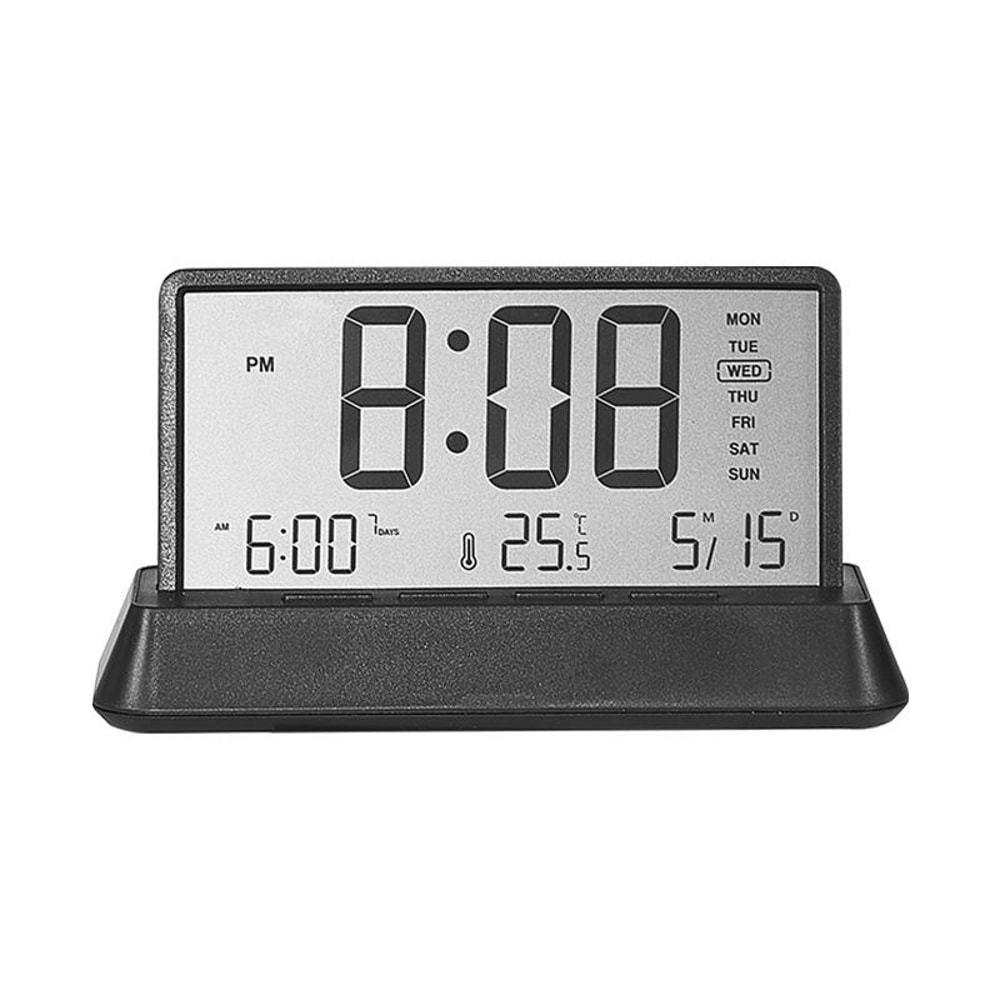 Smart LED Digital Alarm Clock With Temperature Display Date Snooze Function 8