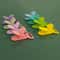 10PCS Baby Pacifier Clip Set with Cartoon Crocodile Clamps Anti Drop Pacifier Holder