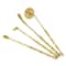 Brass Incense Tool Set for Ash Pressing and Aromatherapy Rituals