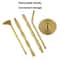 Brass Incense Tool Set for Ash Pressing and Aromatherapy Rituals