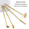 Brass Incense Tool Set for Ash Pressing and Aromatherapy Rituals
