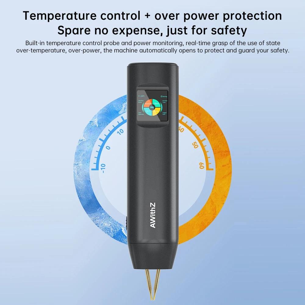 Portable Battery Spot Welder with Color Screen for Nickel Sheet Lithium Pack Repair