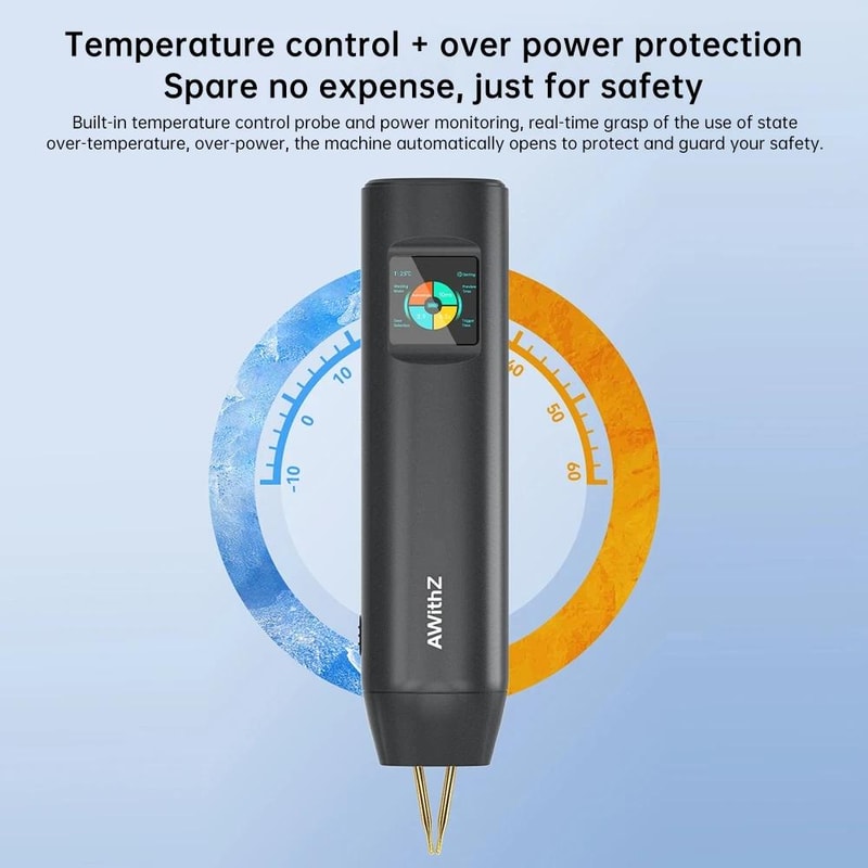 Portable Battery Spot Welder with Color Screen for Nickel Sheet Lithium Pack Repair