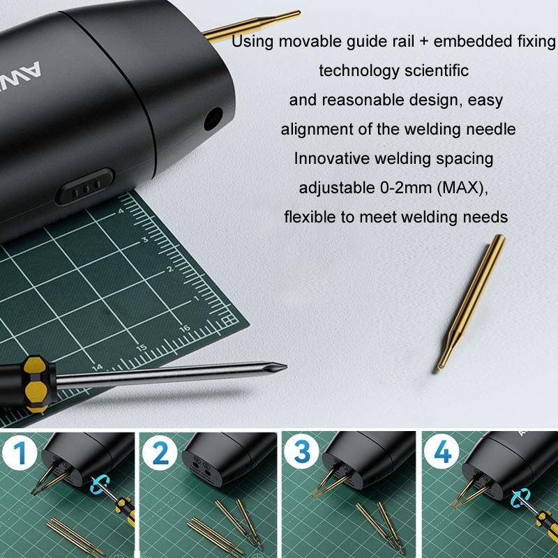 Portable Battery Spot Welder with Color Screen for Nickel Sheet Lithium Pack Repair
