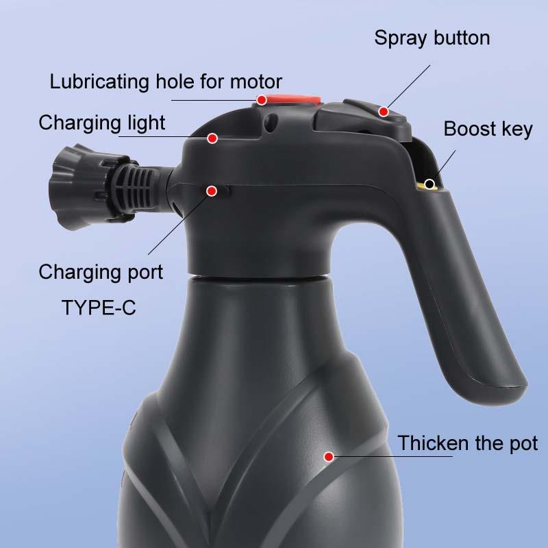 AquaJet Cordless Foam Sprayer Pressure Washer For Cars Garden Cleaning 2