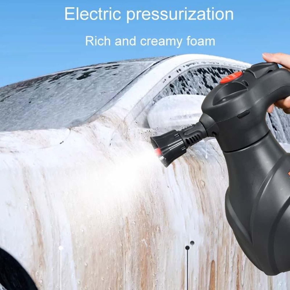 AquaJet Cordless Foam Sprayer Pressure Washer For Cars Garden Cleaning 6