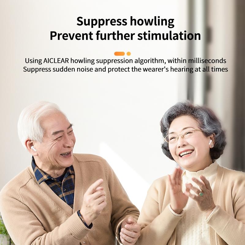 Bluetooth 5.3 AI Noise Cancelling Hearing Aid Earbuds