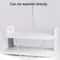 Modern Wall Mounted Projector Shelf Set Top Box Organizer With Cable Management 3