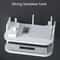 Modern Wall Mounted Projector Shelf Set Top Box Organizer With Cable Management 4