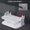 Modern Wall Mounted Projector Shelf Set Top Box Organizer With Cable Management 5
