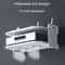 Modern Wall Mounted Projector Shelf Set Top Box Organizer With Cable Management 6