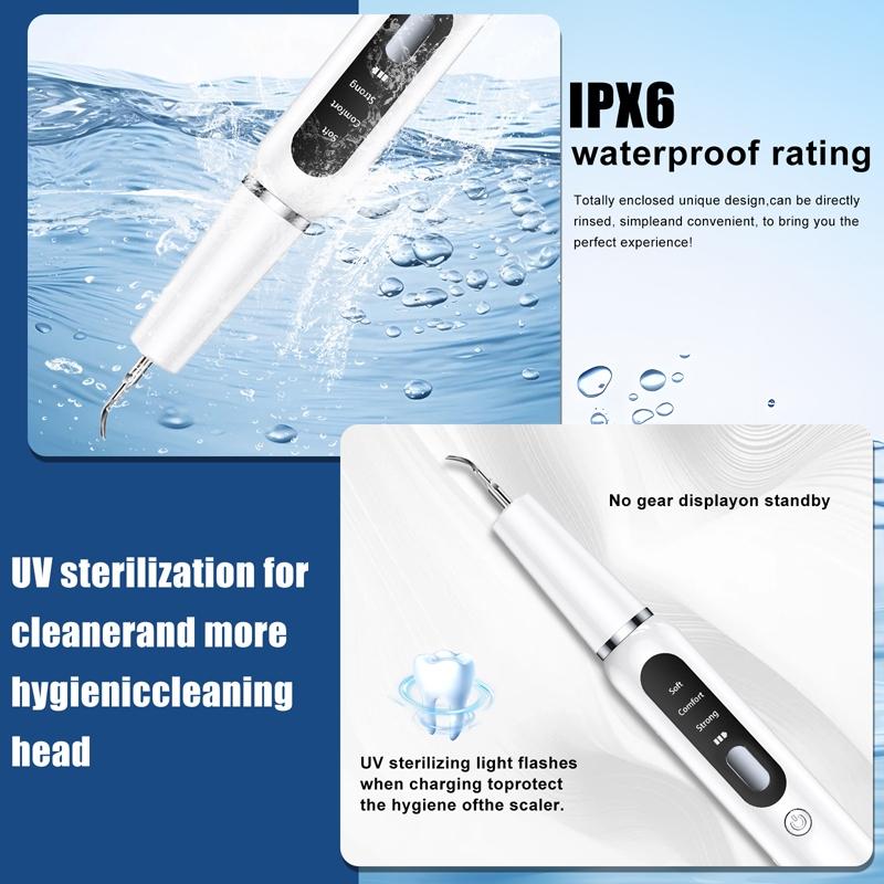 Ultrasonic Dog Teeth Cleaner USB Rechargeable Pet Dental Cleaner For Plaque Tartar Removal 10