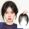 Invisible Clip In Hair Bangs Extension For Women Natural Fluffy Face Framing Wig Piece 0