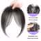 Invisible Clip In Hair Bangs Extension For Women Natural Fluffy Face Framing Wig Piece 3