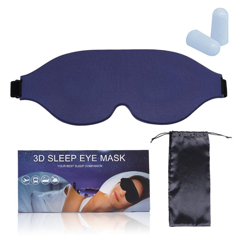 Memory Foam Sleep Mask Set With Earplugs For Travel And Deep Rest 10