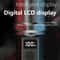 Rechargeable LED Flashlight with LCD Power Display & Zoom Focus
