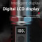 Rechargeable LED Flashlight with LCD Power Display & Zoom Focus