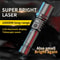 Rechargeable LED Flashlight with LCD Power Display & Zoom Focus