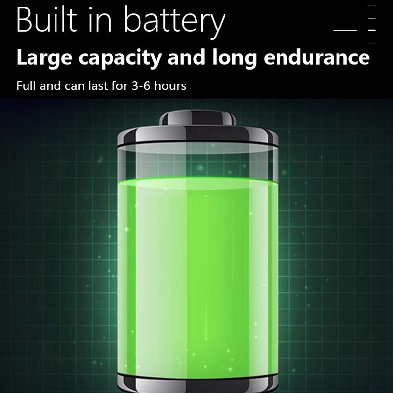 Rechargeable LED Flashlight with LCD Power Display & Zoom Focus