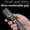 Rechargeable LED Flashlight with LCD Power Display & Zoom Focus