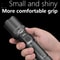 Rechargeable LED Flashlight with LCD Power Display & Zoom Focus