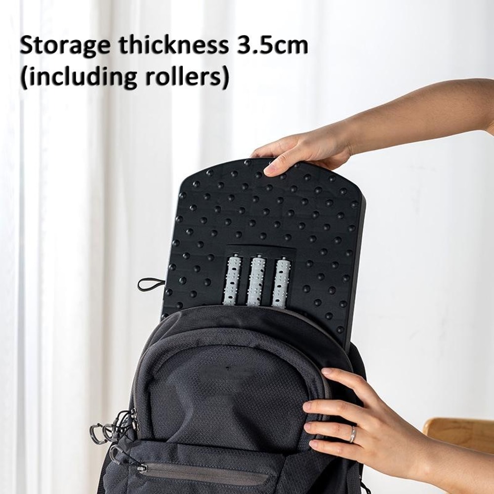 Swing Massage Foot Rest Stool With Rollers And Handle For Office Home Comfort 4