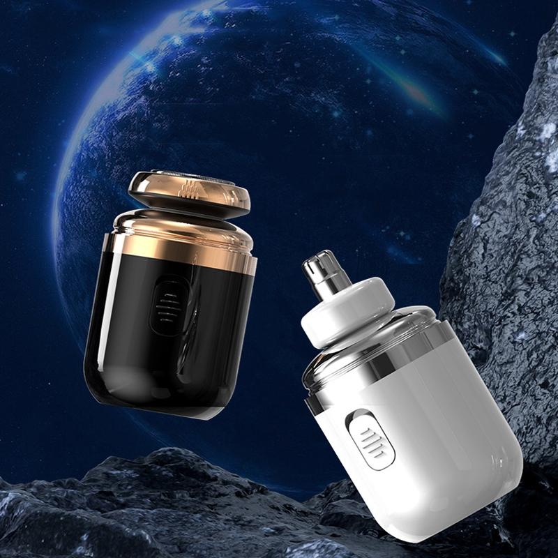 2in1 Mini Portable Electric Shaver USBC Rechargeable Travel Razor For Men 1