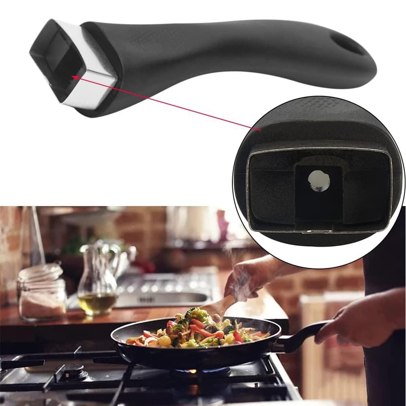 Universal Bakelite Pan Handle Replacement for Pots and Woks Heat Resistant Grip