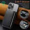 MagSafe RFID Wallet Card Holder Leather Phone Stand Case 1