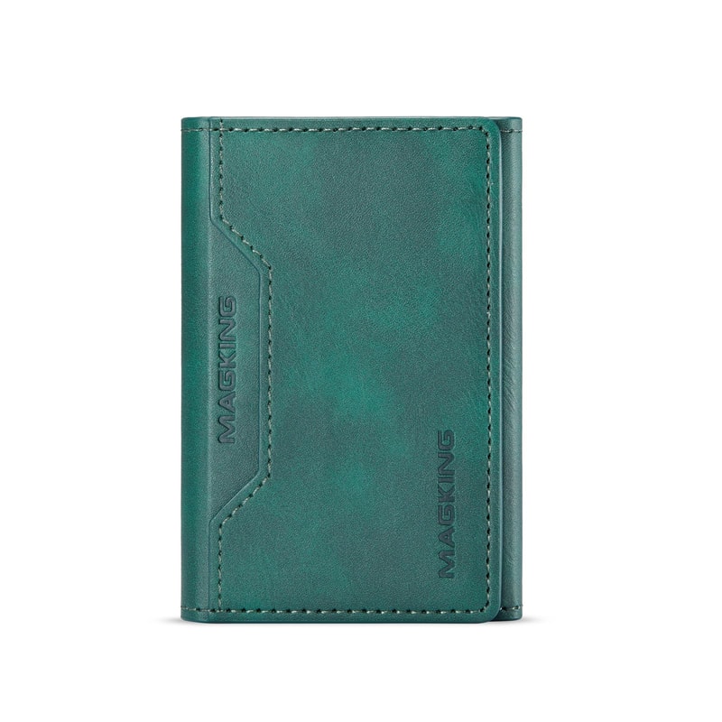 MagSafe RFID Wallet Card Holder Leather Phone Stand Case