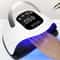 UV LED Nail Lamp With LCD Timer Fast Gel Nail Dryer For Salon Quality Manicures 0