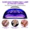 UV LED Nail Lamp With LCD Timer Fast Gel Nail Dryer For Salon Quality Manicures 3