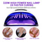 UV LED Nail Lamp With LCD Timer Fast Gel Nail Dryer For Salon Quality Manicures 3