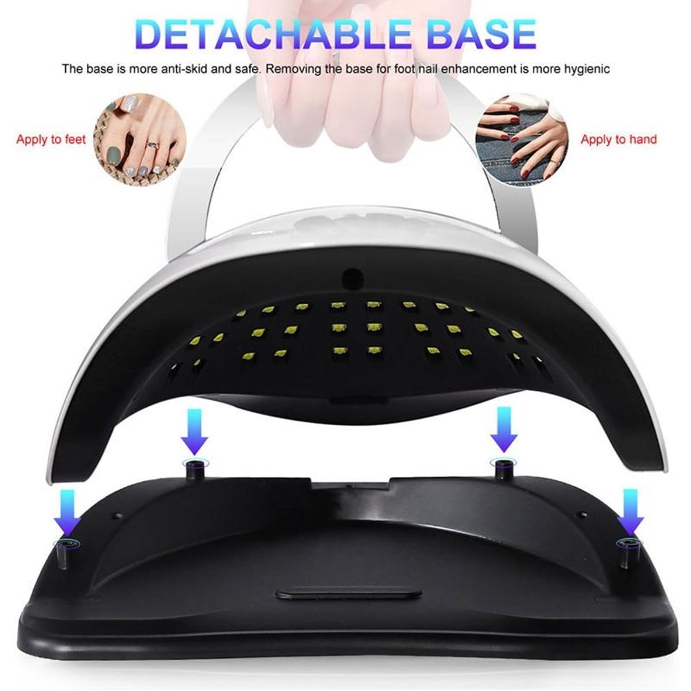 UV LED Nail Lamp With LCD Timer Fast Gel Nail Dryer For Salon Quality Manicures 6