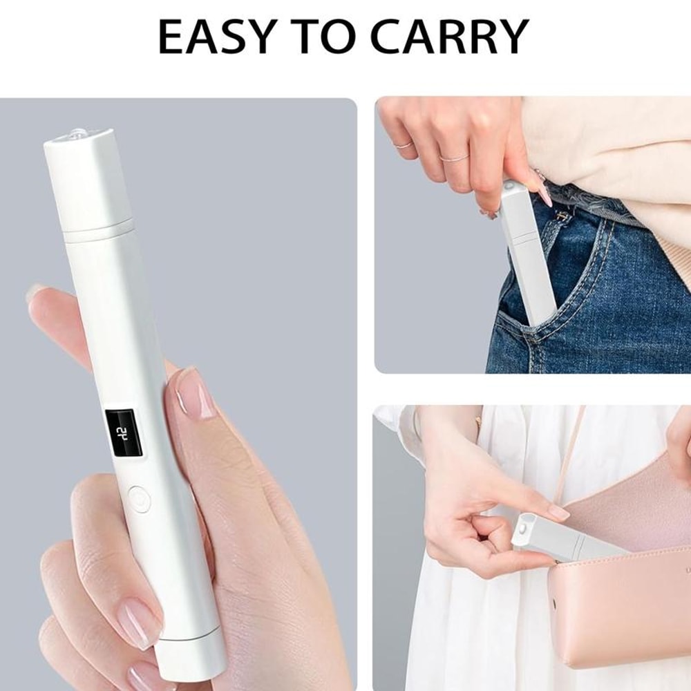 Portable UV LED Nail Lamp With Timer Display And Rechargeable Mini Nail Dryer 2
