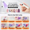 Portable UV LED Nail Lamp With Timer Display And Rechargeable Mini Nail Dryer 10