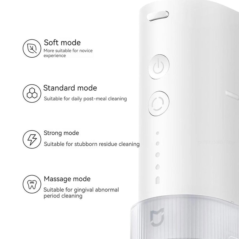 Portable Water Flosser Oral Irrigator With 4 Cleaning Modes 200ML Tank 6